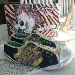Ed Hardy Women’s low top shoes